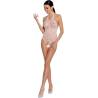 Passion woman bs087 bodystocking blanco talla unica - 1