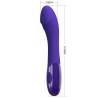 Pretty love - elemental youth dildo vibrador violeta - 5