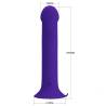 Pretty love - murray youth dildo vibrador & recargable violeta - 4