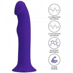 Pretty love - murray youth dildo vibrador & recargable violeta
