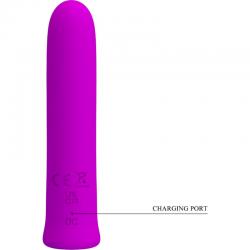 Pretty love - curtis mini vibrador super power 12 vibraciones silicona violeta