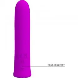 Pretty love - curtis mini vibrador super power 12 vibraciones silicona violeta