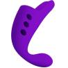 Pretty love - gorgon vibrador de dedo recargable morado - 3