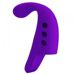 Pretty love - gorgon vibrador de dedo recargable morado