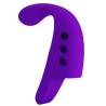 Pretty love - gorgon vibrador de dedo recargable morado - 4