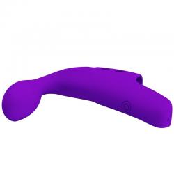 Pretty love - gorgon vibrador de dedo recargable morado