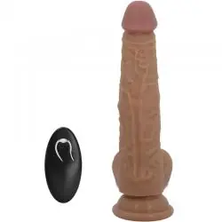 Pretty love - jonathan dildo silicona 3 vibraciones + 3 medidas inserción control remoto 21 cm