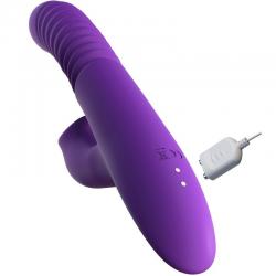 Fantasy for her - estimulador clitoris con funcion calor oscilacion y vibracion violeta