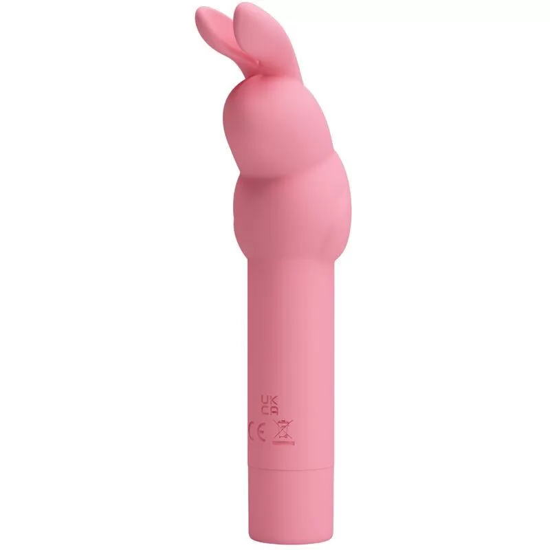 Pretty love - vibrador de silicona conejo rosa gerardo