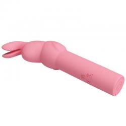 Pretty love - vibrador de silicona conejo rosa gerardo