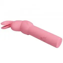 Pretty love - vibrador de silicona conejo rosa gerardo