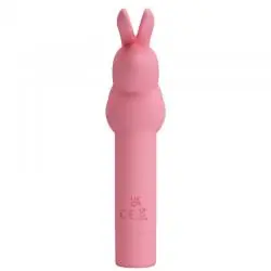 Pretty love - vibrador de silicona conejo rosa gerardo