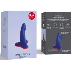 Fun factory - limba consolador flexible azul talla s
