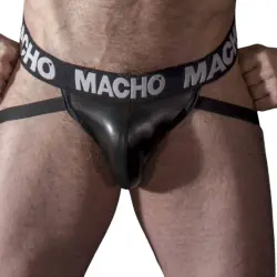 Macho - mx25nc jock cuero negro s - - 1