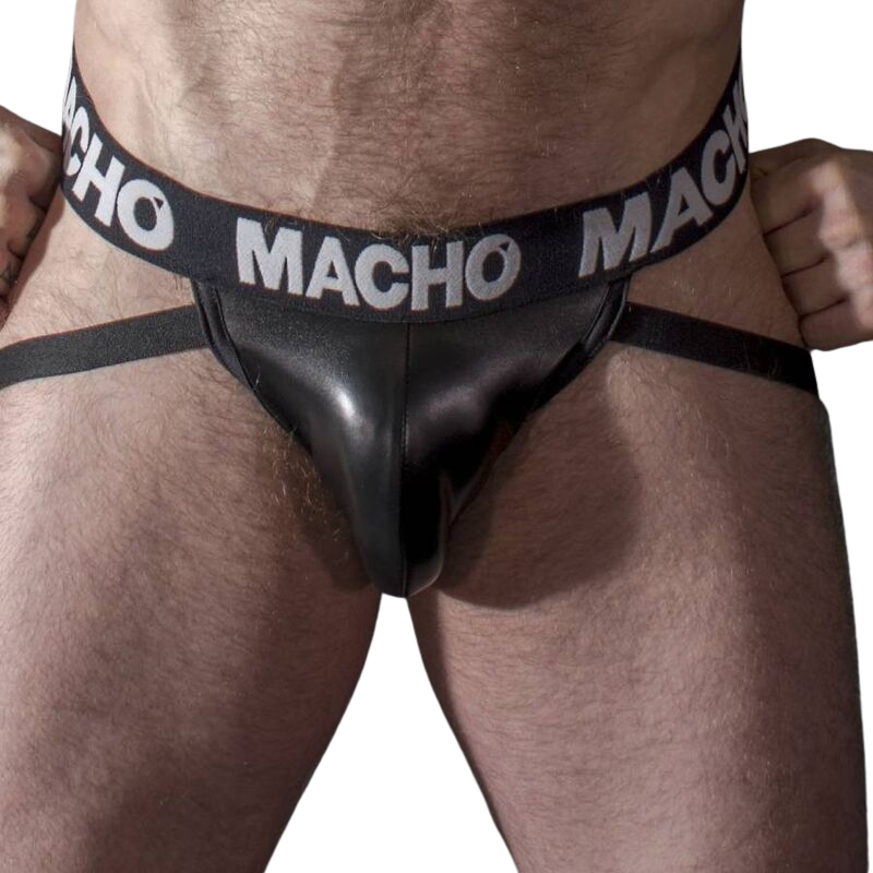 Macho - mx25nc jock cuero negro - - 1