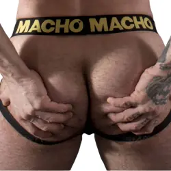 Macho - mx25ac jock cuero amarillo s - - 1