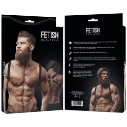 Fetish submissive attitude - arnés ecopiel espalda hombre