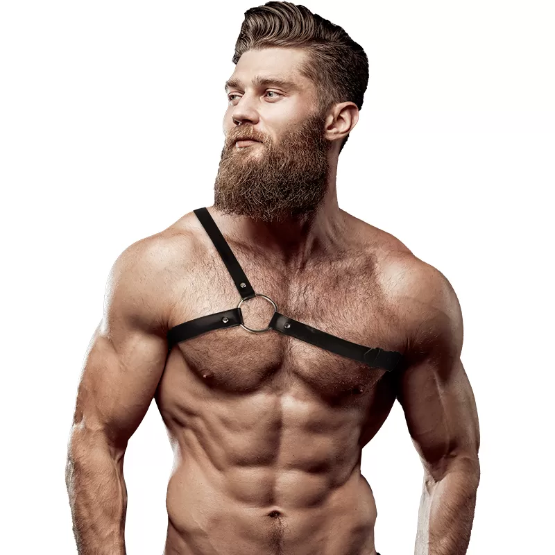 Fetish submissive - attitude arnés ecopiel hombro cruzado hombre