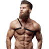 Fetish submissive actitude - arnés ecopiel hombro cruzado hombre - 1