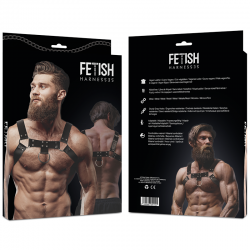 Fetish submissive attitude - arnés ecopiel pecho hombre