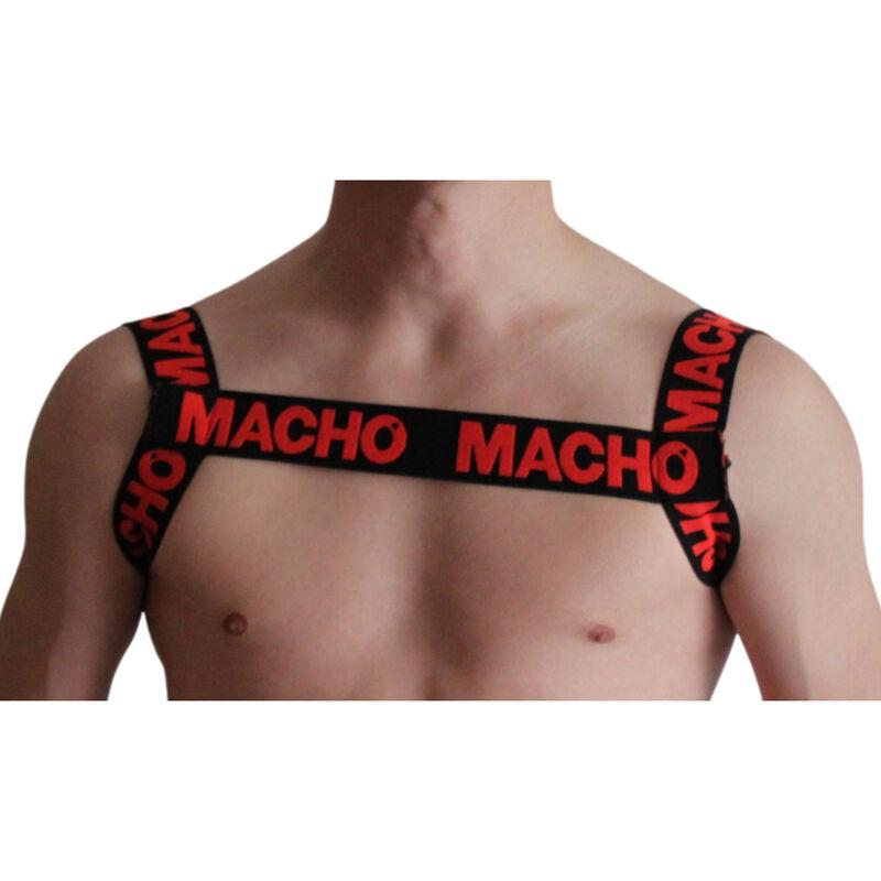 Macho - arnes doble rojo