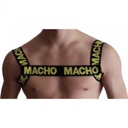 Macho - arnes doble amarillo