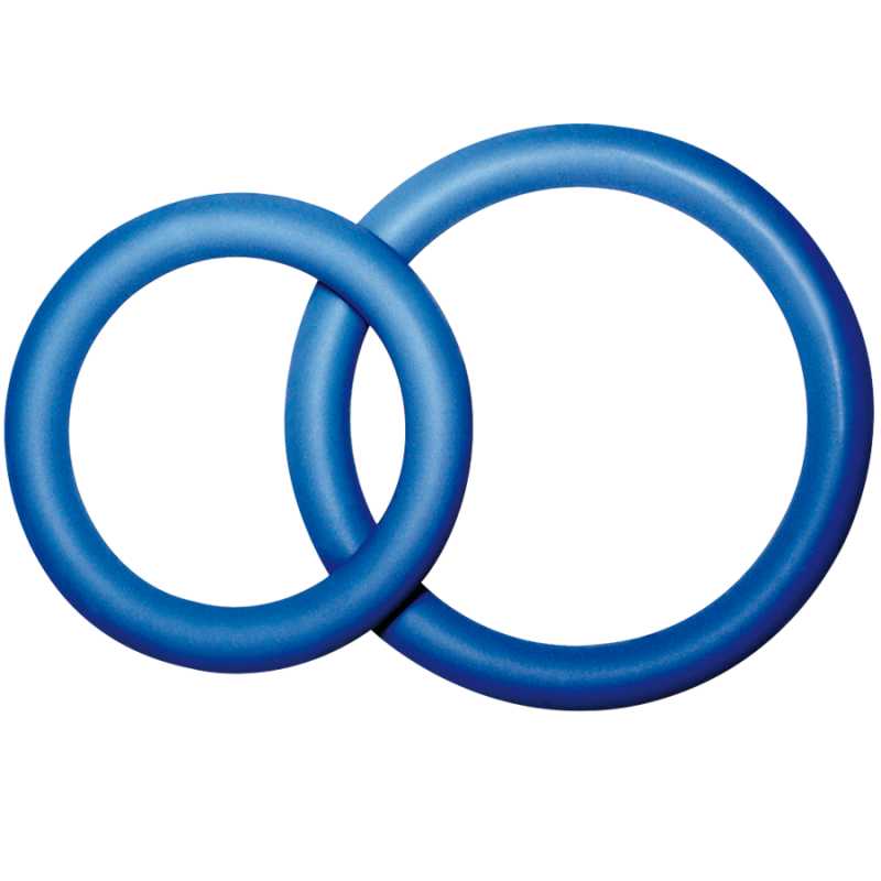 Potenz duo anillos para pene azul - xl