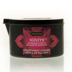 Kamasutra - vela de masaje sueños de fresa 170 gr