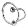 Metal Hard anilla de glande 30 mm con pin uretral, de acero