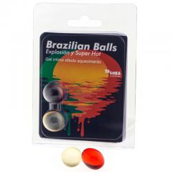 Taloka - brazilian balls gel excitante efecto super caliente 2 bolas