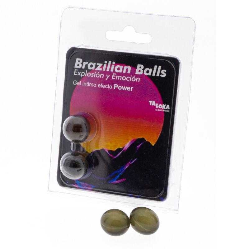 Taloka - brazilian balls gel excitante efecto power 2 bolas