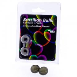 Taloka - brazilian balls gel excitante efecto more flavour 2 bolas