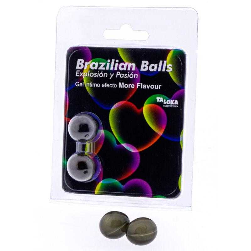 Taloka - brazilian balls gel excitante efecto more flavour 2 bolas