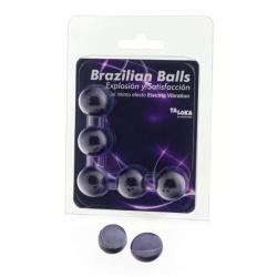 Taloka - brazilian balls gel excitante efecto vibración eléctrica 5 bolas
