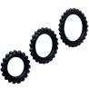 Baile  titan set 3pcs cock ring black 2.8 + 2.4 + 1.9 cm - 1