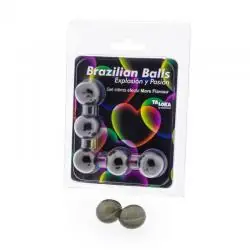 Taloka - brazilian balls gel excitante efecto more flavour 5 bolas