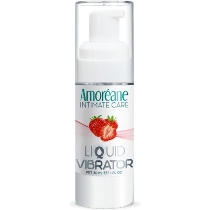 Amoreane - liquido vibrador fresa 30 ml Amoreane - liquido vibrador fresa 30 ml