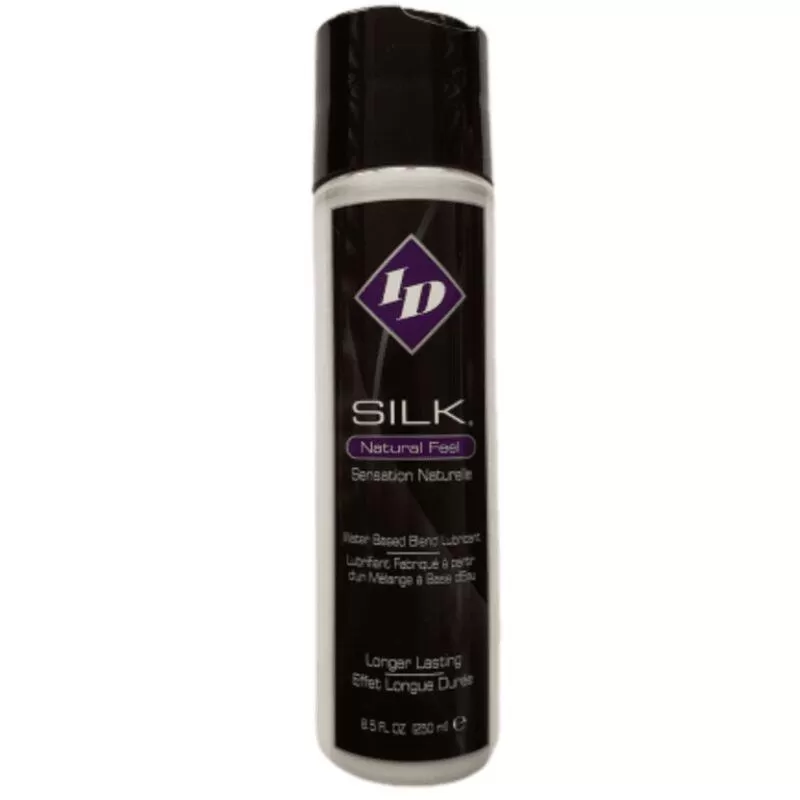 Id silk - lubricante base agua y silicona natural feel 250 ml