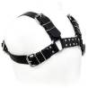Leather body black bull dog harness - 1