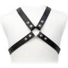 Body leather lasic harness in garment - 1