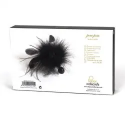 Bijoux - pom pom plumero de plumas