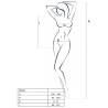 Passion woman bs035 bodystocking blanco talla unica - 2