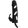 Pretty love funda silicona con vibracion 14 cm color negro - 1
