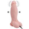 Baile dildo realista hinchable con vibración, indicación de vibración y movimiento