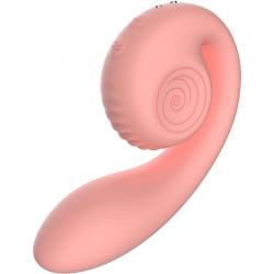 Snail vibe - gizi estimulador dual rosa