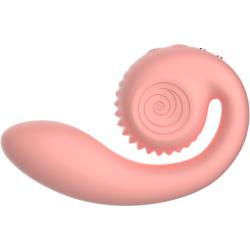 Snail vibe - gizi estimulador dual rosa