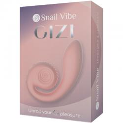 Snail vibe - gizi estimulador dual rosa