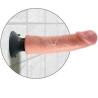 King Cock vibrador de 9 pulgadas fijado a la pared