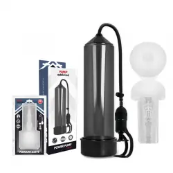 Pump addicted - bomba erección rx5 black con masturbador