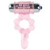 Anillo silicona 10 ritmos  lengua con vibracion rosa - 3
